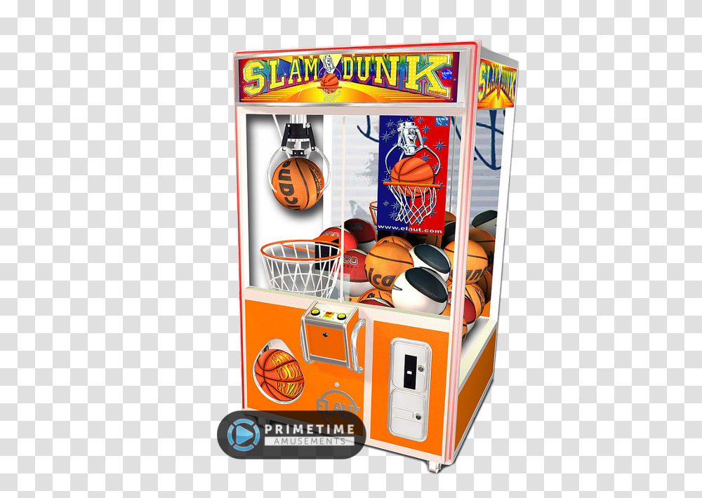 Slam Dunk Crane Machine By Elaut Usa Slam Dunk Claw Machine, Arcade Game Machine, Wristwatch, Beverage, Drink Transparent Png