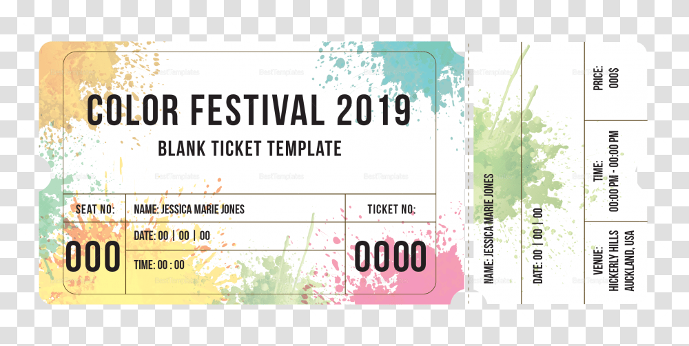 Slam Dunk Festival, Paper, Ticket, Driving License Transparent Png