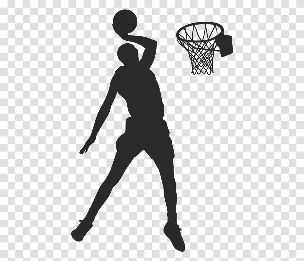 Slam Dunk Florida Gators Men's Basketball Nba Lnb Pro Slam Dunk Basket, Silhouette, Person, Leisure Activities, Back Transparent Png