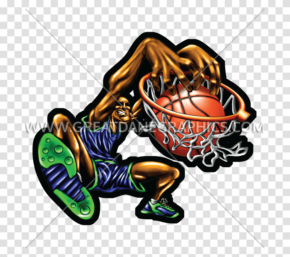 Slam Dunk Production Ready Artwork For T Shirt Printing, Person, Human, People, Sport Transparent Png