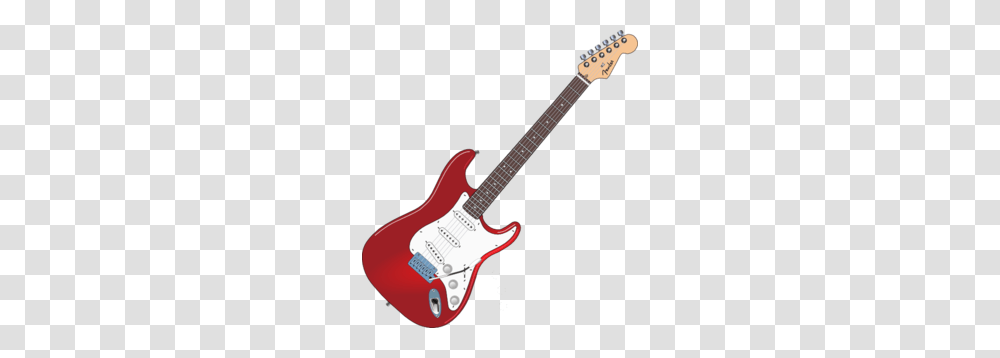 Slanted Red Fender Clip Art, Guitar, Leisure Activities, Musical Instrument, Electric Guitar Transparent Png