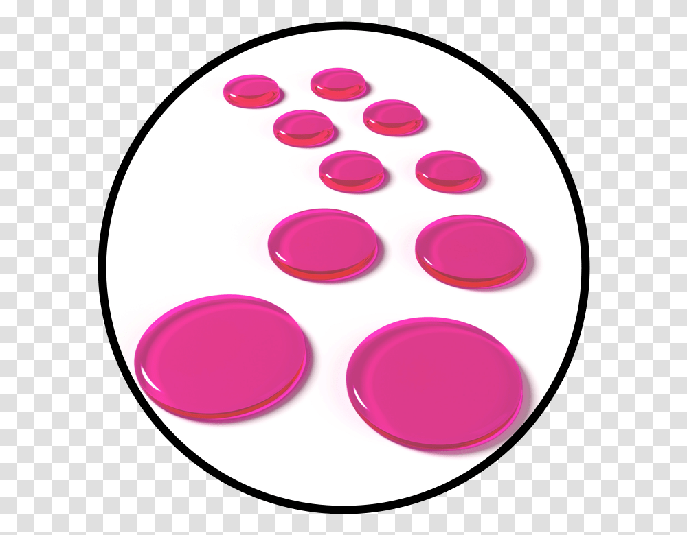 Slapklatz Pro Pink Gels Circle Gel, Paint Container, Bubble, Palette, Pill Transparent Png