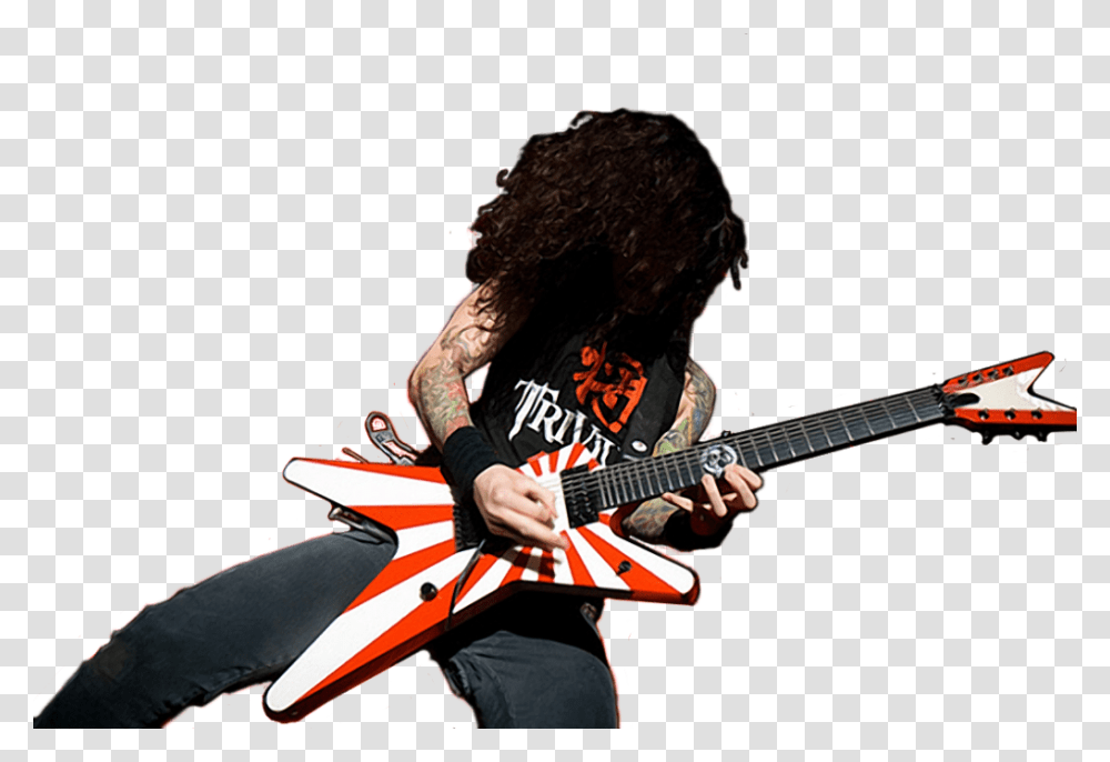 Slash Red White Guitar, Leisure Activities, Musical Instrument, Person, Human Transparent Png