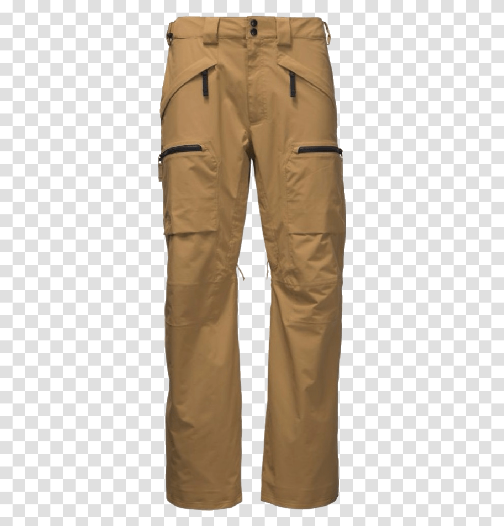 Slashback Cargo Ski Pants British Khaki 18 Trans1 North Face Slashback Cargo Mens Ski Pants, Apparel, Shorts, Person Transparent Png