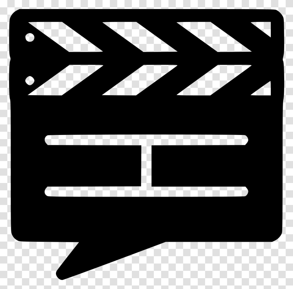 Slate Chat Message Movie Slate, Fence, Stencil, Barricade Transparent Png