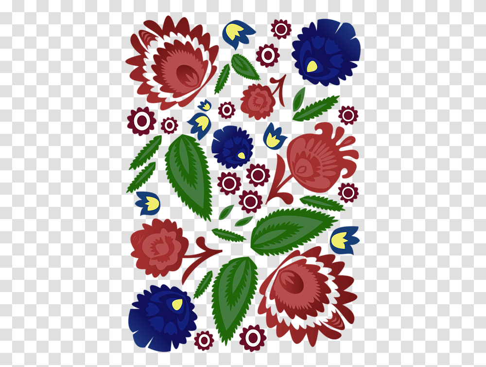 Slavic Flowers, Floral Design, Pattern Transparent Png
