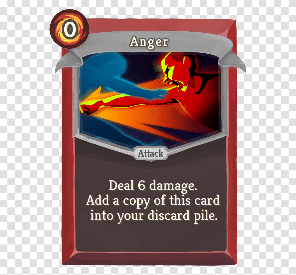 Slay The Spire Wiki Anger Slay The Spire, Poster, Advertisement, Flyer, Paper Transparent Png