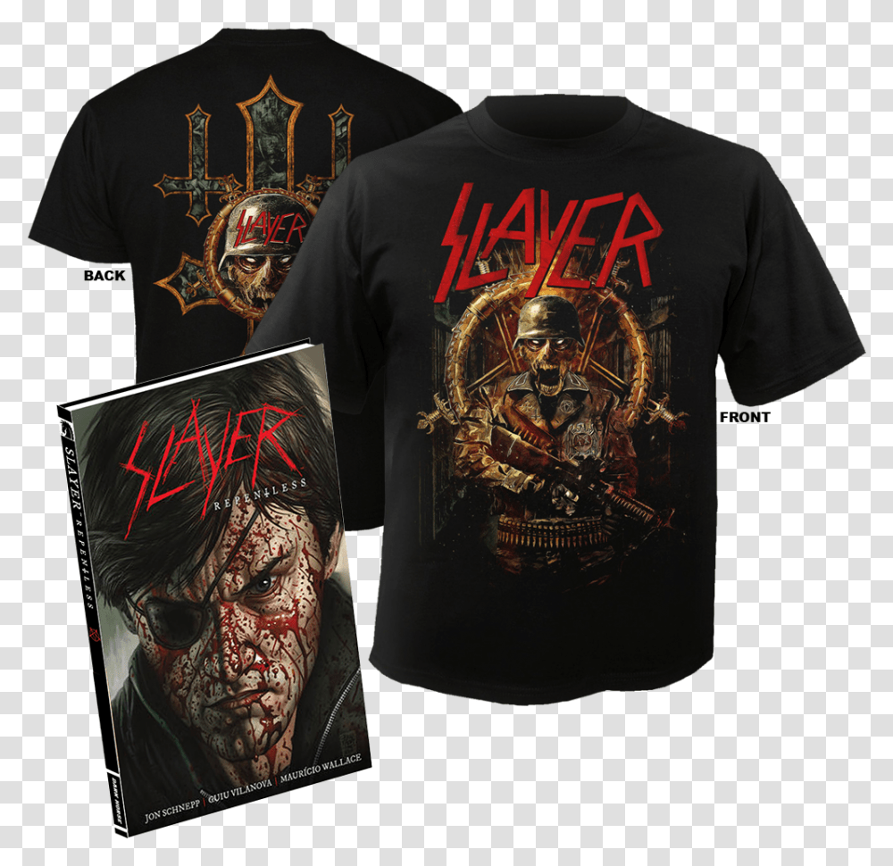 Slayer Skull Soldier Shirt, Apparel, T-Shirt, Sleeve Transparent Png
