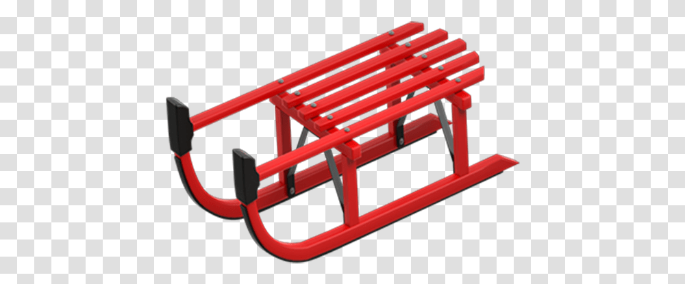 Sled Red Sled, Dogsled, Gun, Weapon, Weaponry Transparent Png