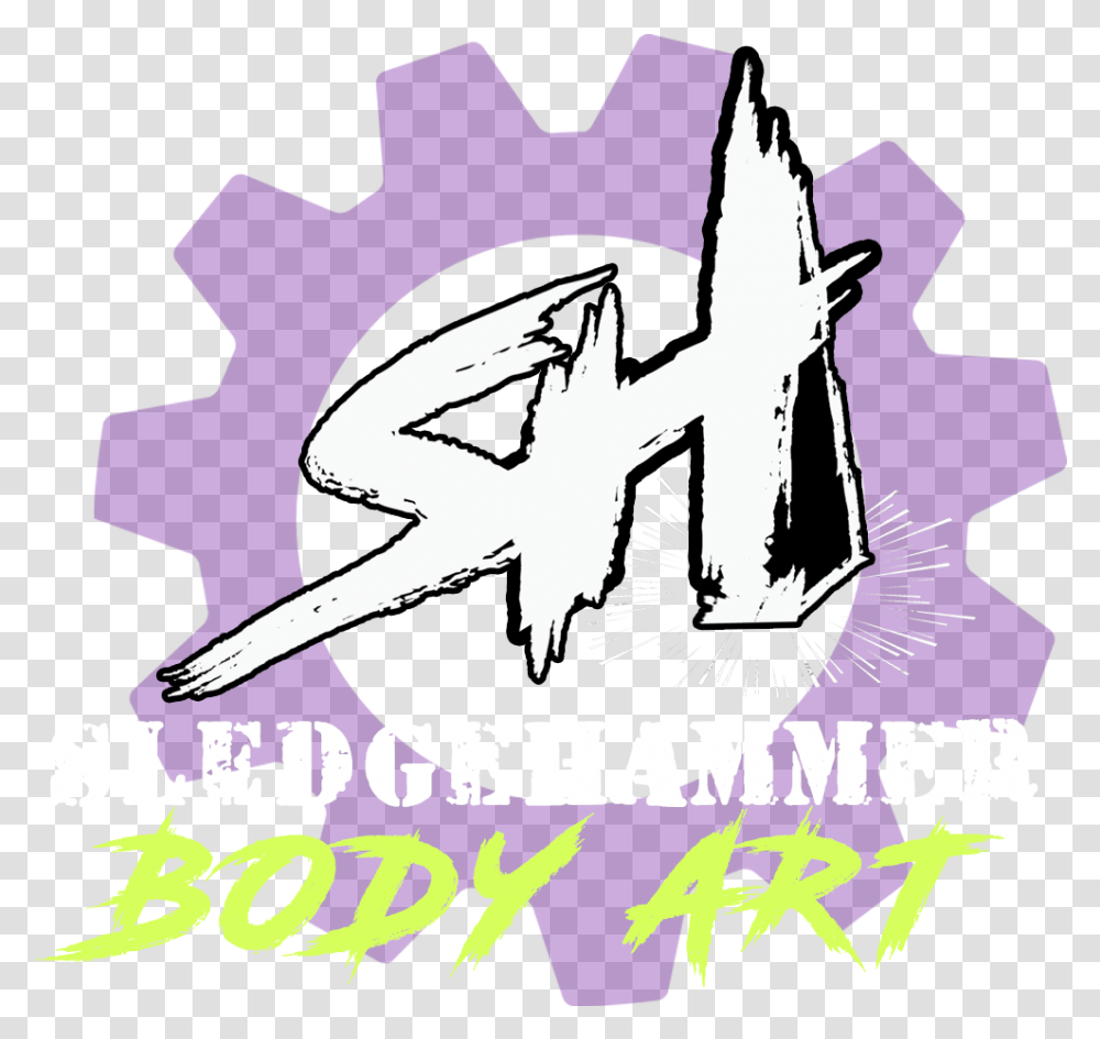 Sledgehammer Body Art And Paint In Florida Illustration, Poster, Advertisement, Symbol, Logo Transparent Png