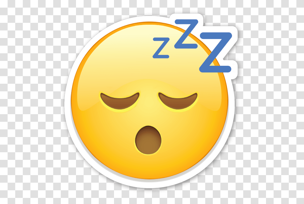 Sleep Emoji, Pillow, Cushion Transparent Png