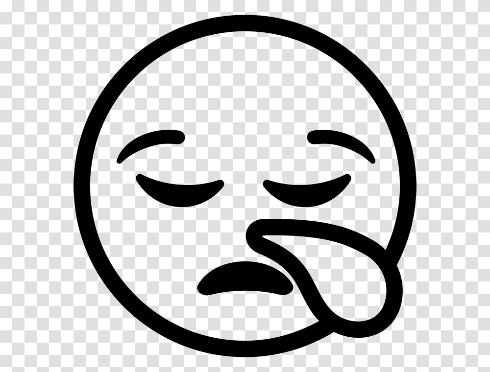 Sleep Emoji, Stencil, Label, Logo Transparent Png