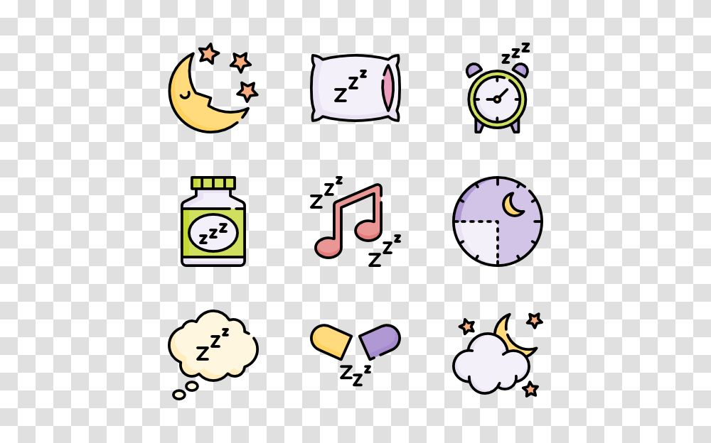 Sleep Icons, Number, Clock Tower Transparent Png