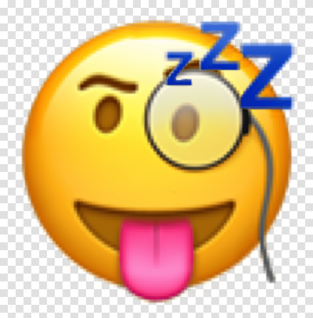 Sleep Smiley Emoji Sticker By Isabella Mller Emoji Iphone, Outdoors, Pac Man, Nature, Graphics Transparent Png