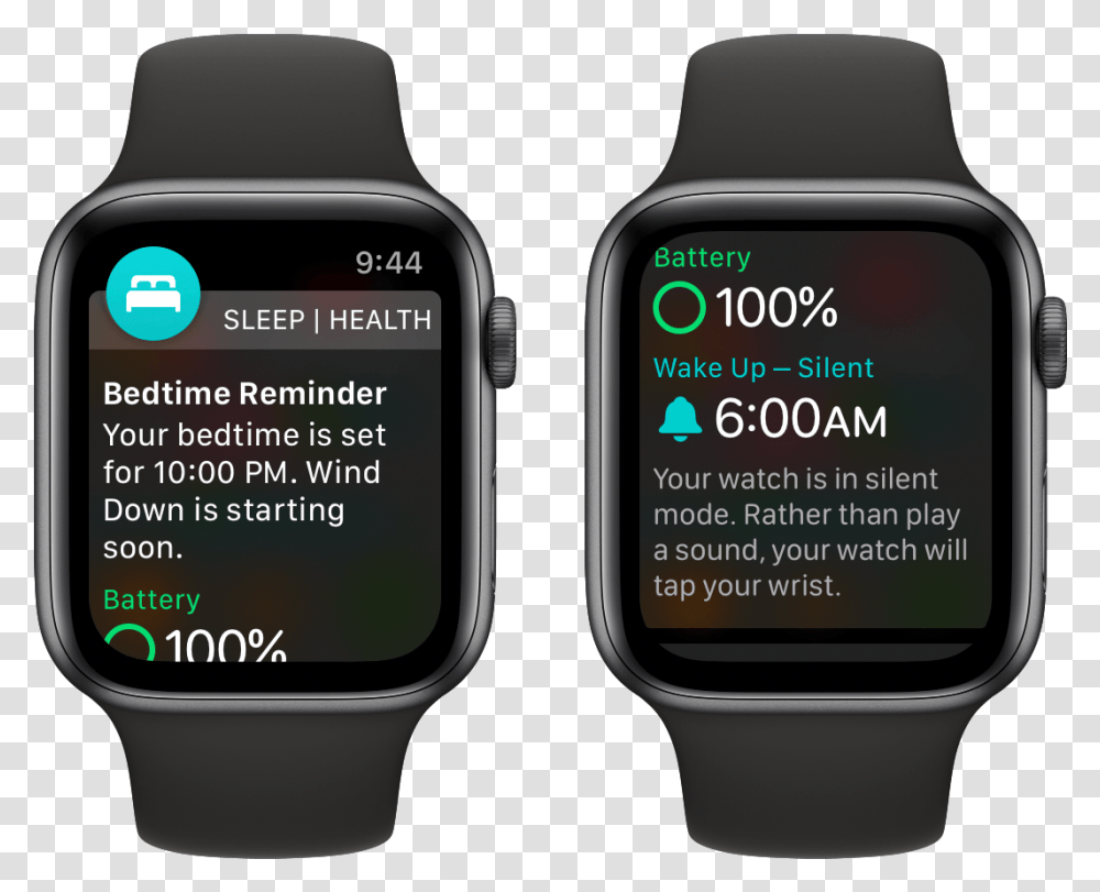 Sleep Tracking In Watchos 7 And Ios 14 Lower Brightness On Apple Watch, Wristwatch, Digital Watch, Mobile Phone, Electronics Transparent Png