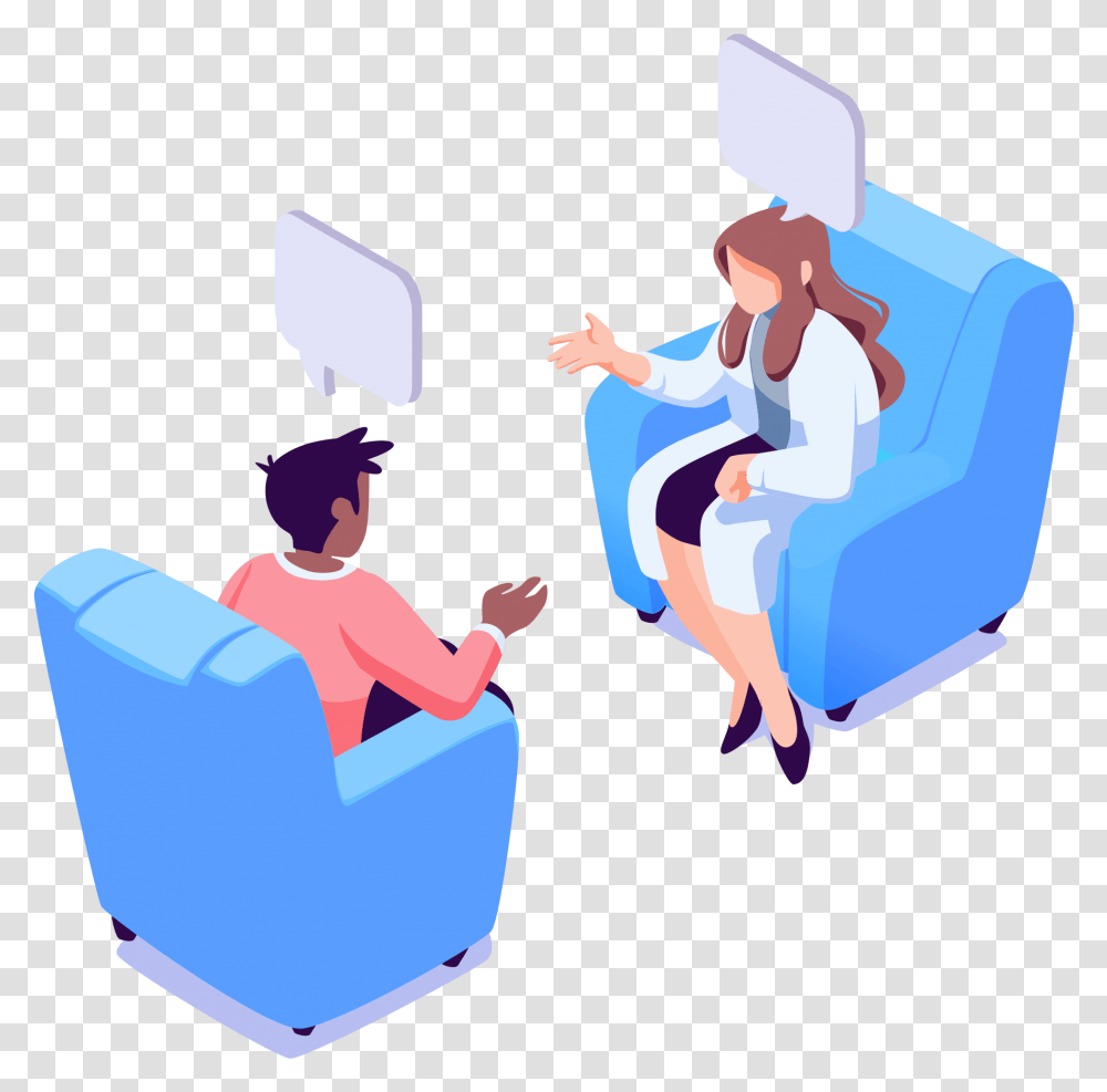 Sleeper Chair, Furniture, Sitting, Person, Indoors Transparent Png