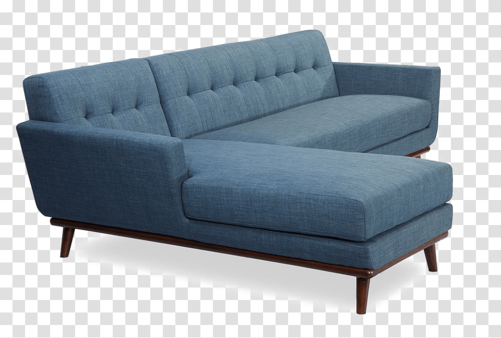 Sleeper Sofa Image Background Blue Sofa, Furniture, Couch, Ottoman Transparent Png