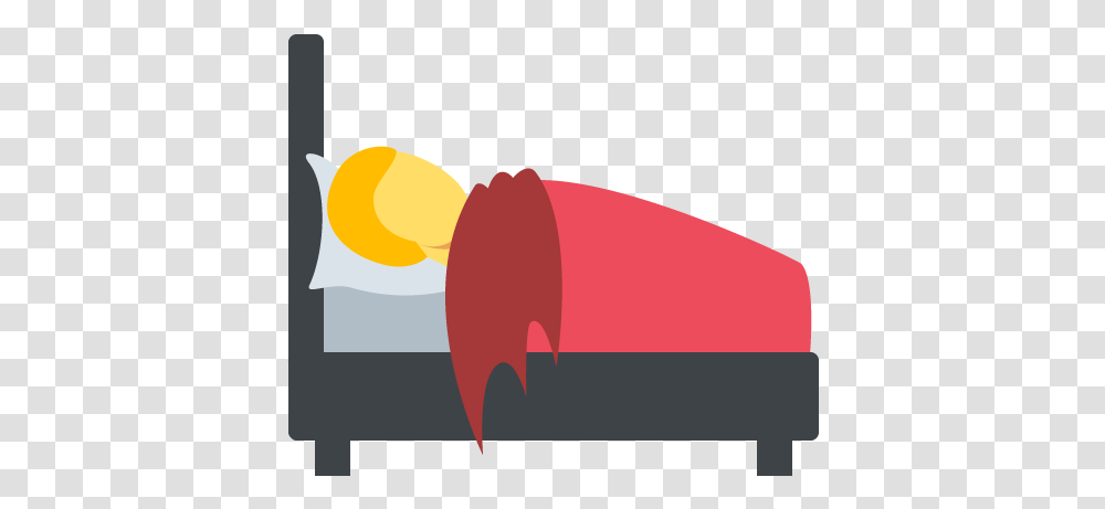 Sleeping Accommodation Emoji For Facebook Email & Sms Id Emojis De Cama, Label, Text, Symbol, Pac Man Transparent Png