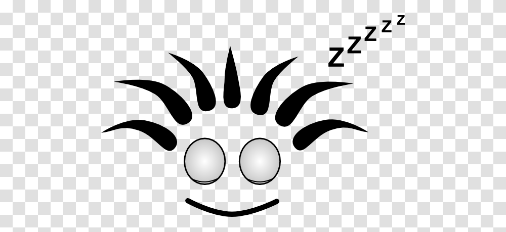 Sleeping Cartoon Face Clip Art, Stencil, Accessories Transparent Png