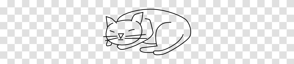 Sleeping Cat Clip Art, Animal, Hat, Apparel Transparent Png