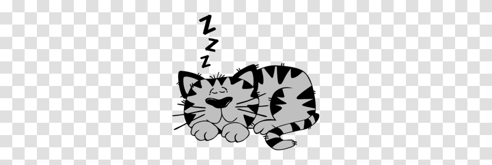 Sleeping Cat Clip Art, Stencil, Poster, Advertisement Transparent Png