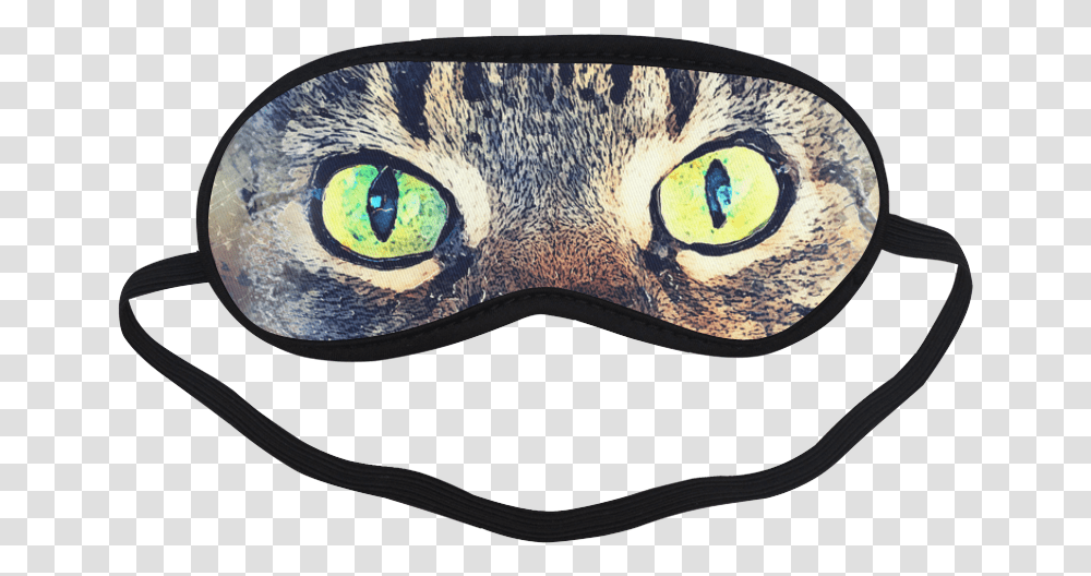 Sleeping Cat Eye Mask For Sleep Clipart, Glasses, Accessories, Accessory, Pet Transparent Png