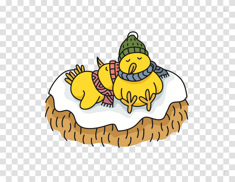 Sleeping Chicks Clip Arts Sleepy Baby Chick Clipart, Food, Nature, Cake, Dessert Transparent Png