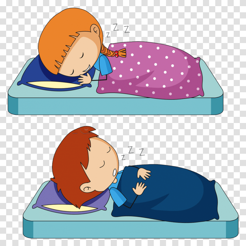 Sleeping Clipart Bed Time Routine Children Napping Clipart, Room, Indoors, Bathroom, Baseball Cap Transparent Png