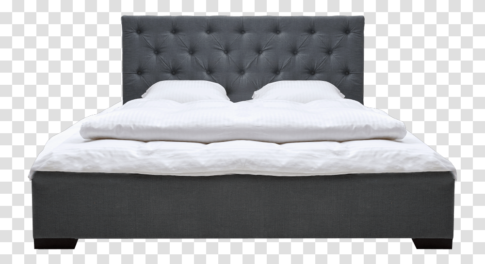 Sleeping Clipart Cozy Bed Headboard, Furniture, Mattress, Cushion, Pillow Transparent Png