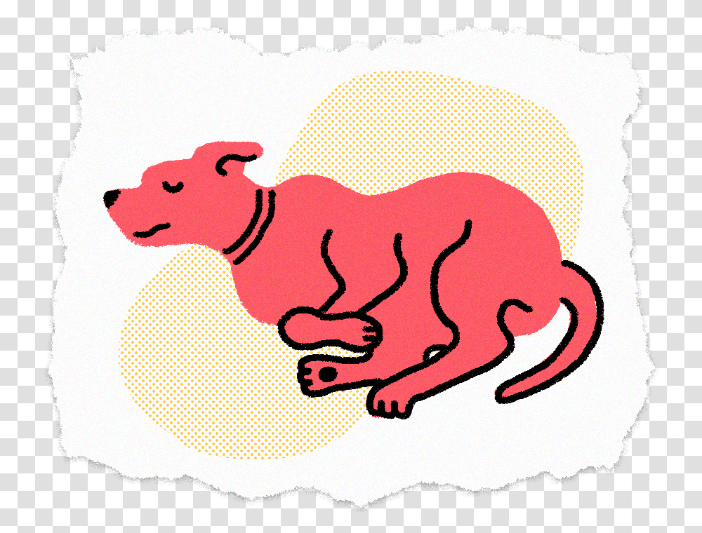 Sleeping Dog2 Illustration Illustration, Mammal, Animal, Pet, Outdoors Transparent Png