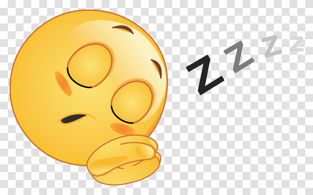 Sleeping Emoji Sticker, Number, Food Transparent Png