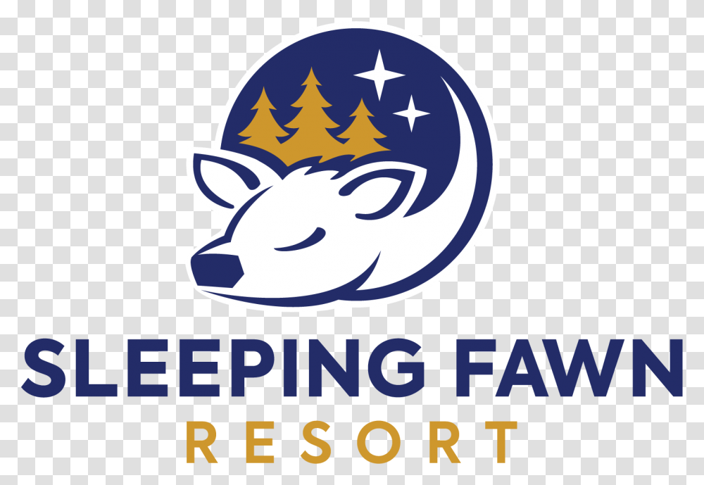 Sleeping Fawn Resort, Logo, Trademark, Emblem Transparent Png