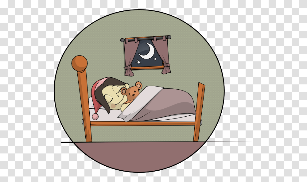 Sleeping Girl File Pc Sleep With Teddy Bear Clipart, Team Sport, Sports, Outdoors, Cat Transparent Png