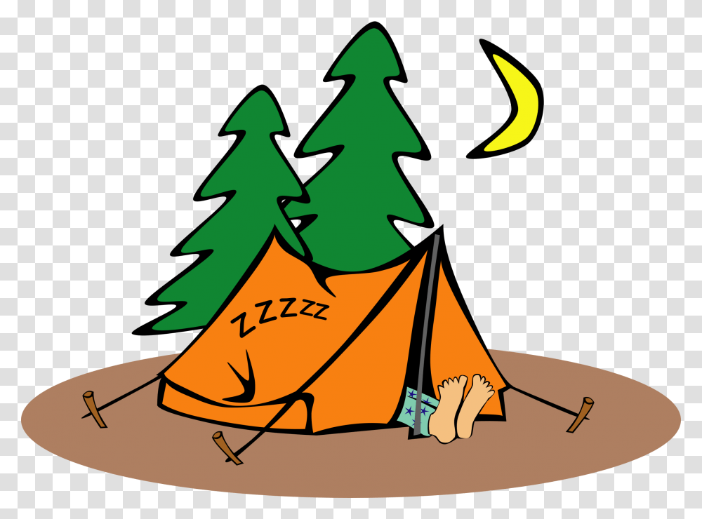 Sleeping In A Tent Icons, Apparel, Camping, Leisure Activities Transparent Png