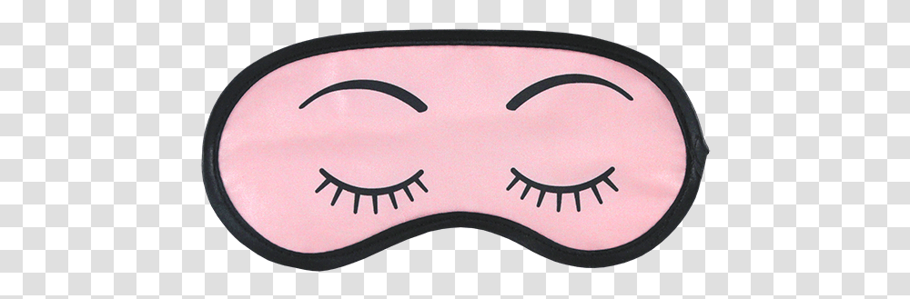 Sleeping Mask Clipart Pink Sleep Mask, Cushion, Pillow, Mustache, Mat Transparent Png
