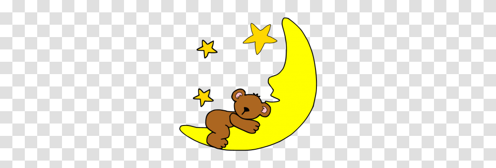 Sleeping Moon Clipart, Star Symbol, Poster, Advertisement Transparent Png