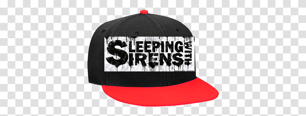 Sleeping With Sirens Snapback Flat Bill Hat Baseball Cap, Clothing, Apparel, Rug, Person Transparent Png