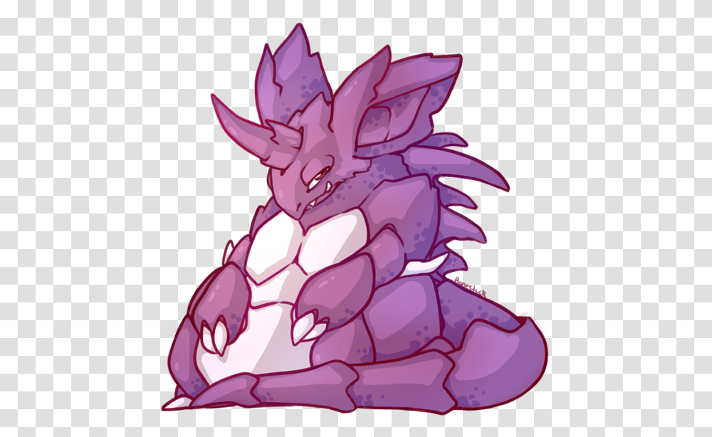 Sleepy Nidoking By Bonestuck Fur Affinity Dot Net Dragon, Mammal, Animal Transparent Png