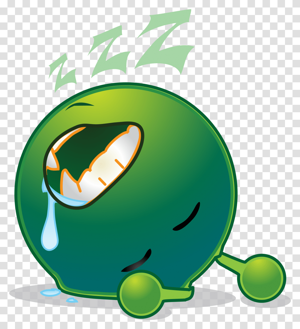 Sleepy Smiley, Green, Elf Transparent Png