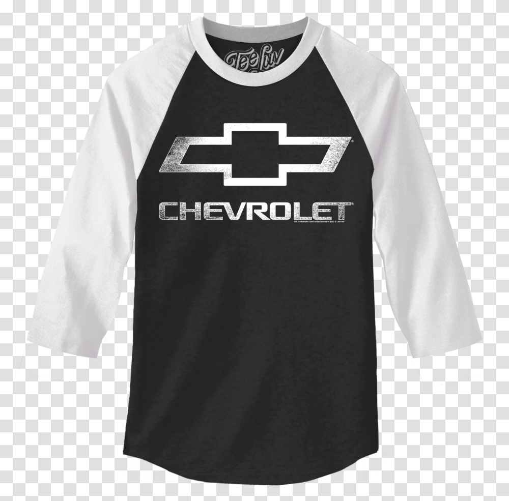 Sleeve Raglan Jersey T Chevrolet Logo Black, Clothing, Apparel, Long Sleeve, Shirt Transparent Png