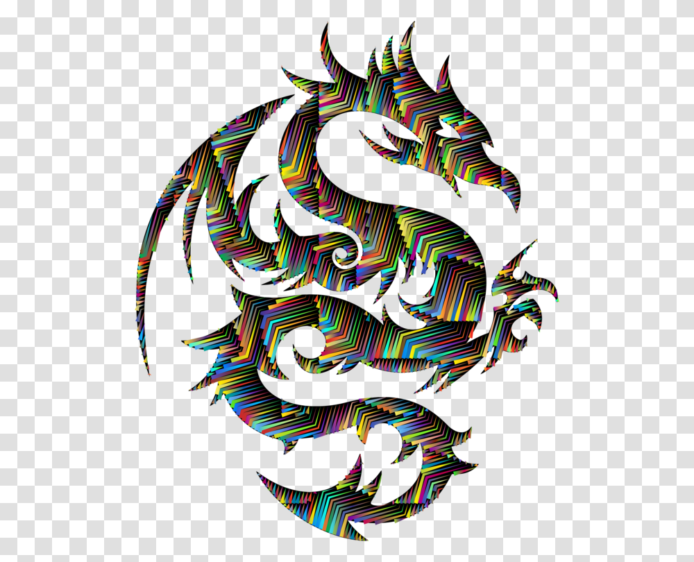Sleeve Tattoo Dragon Tribe Flash, Poster, Advertisement Transparent Png