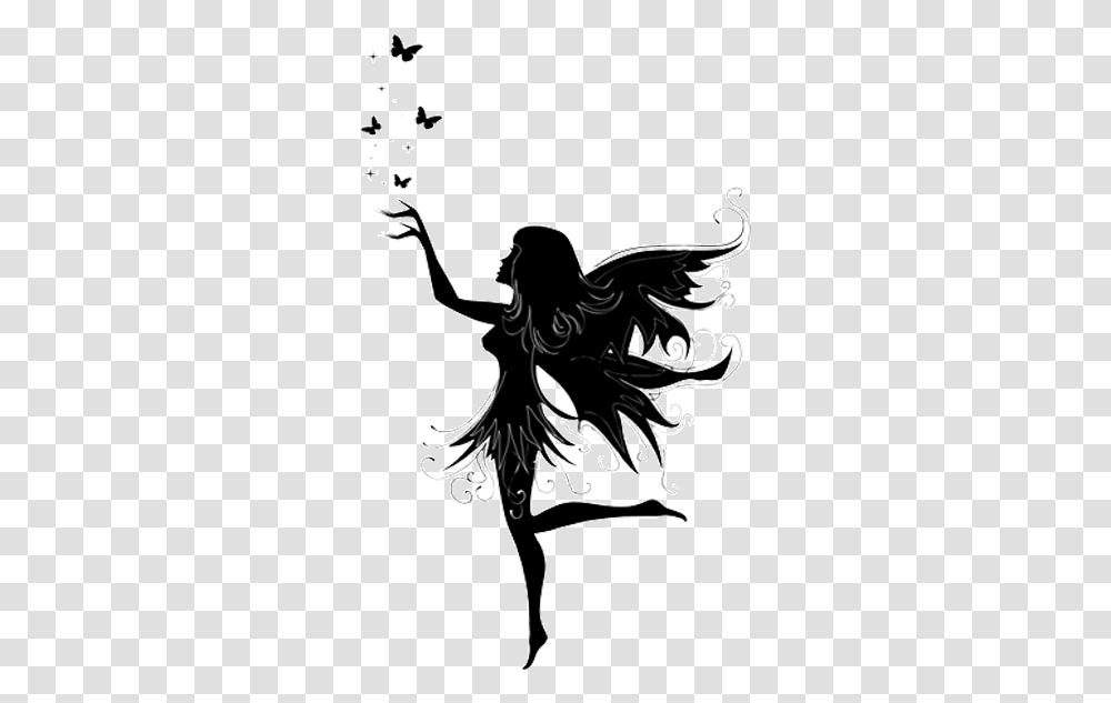 Sleeve Tattoo Fairy Design Tinker Bell Background Fairy, Cupid, Emblem Transparent Png