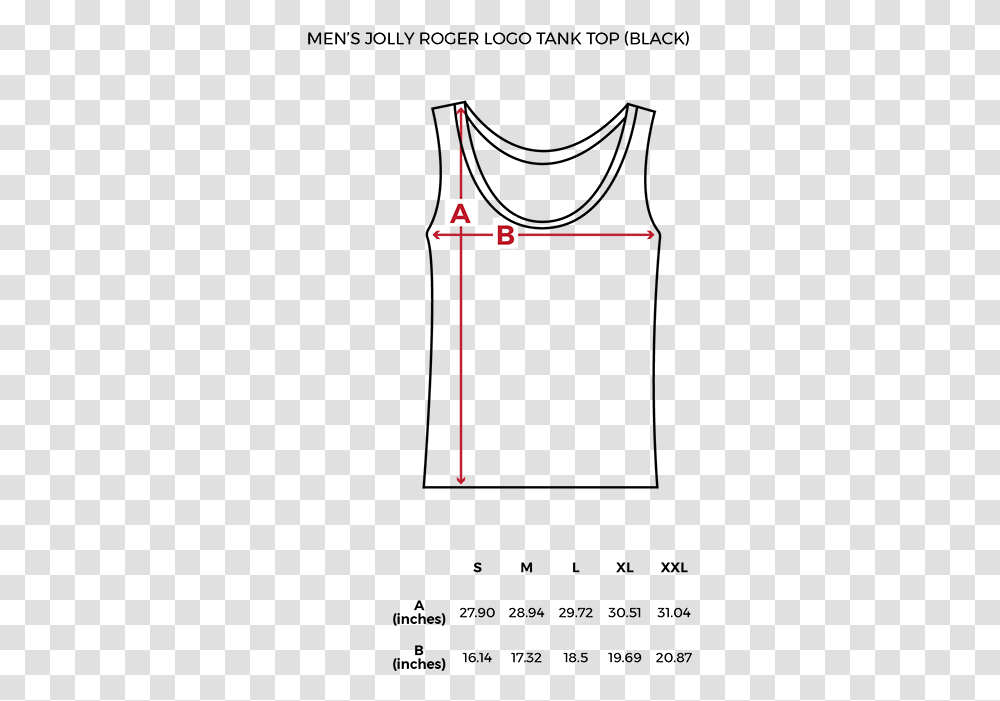 Sleeveless Shirt, Plot, Diagram, Measurements, Cross Transparent Png