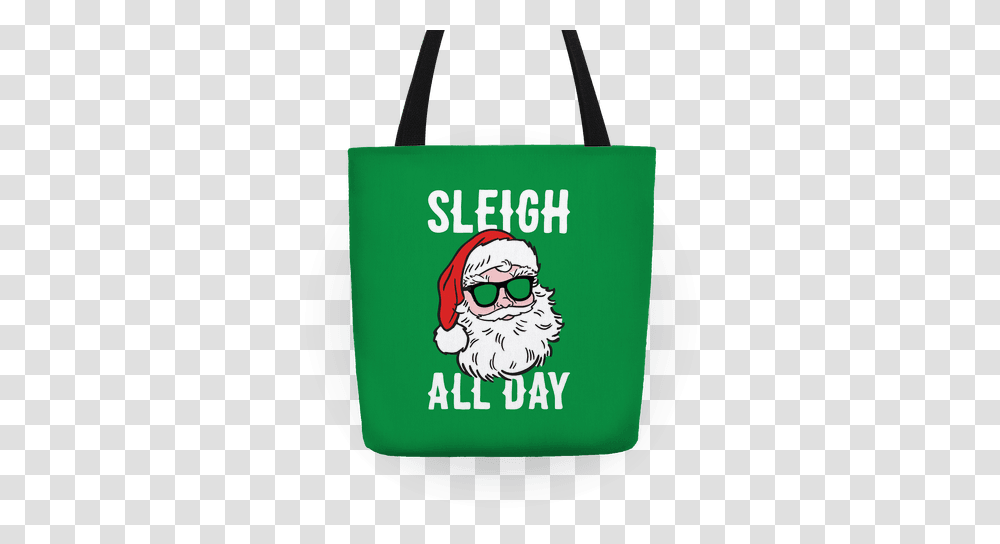 Sleigh All Day Santa Tote Bag Lookhuman, Shopping Bag, Sunglasses, Accessories, Accessory Transparent Png