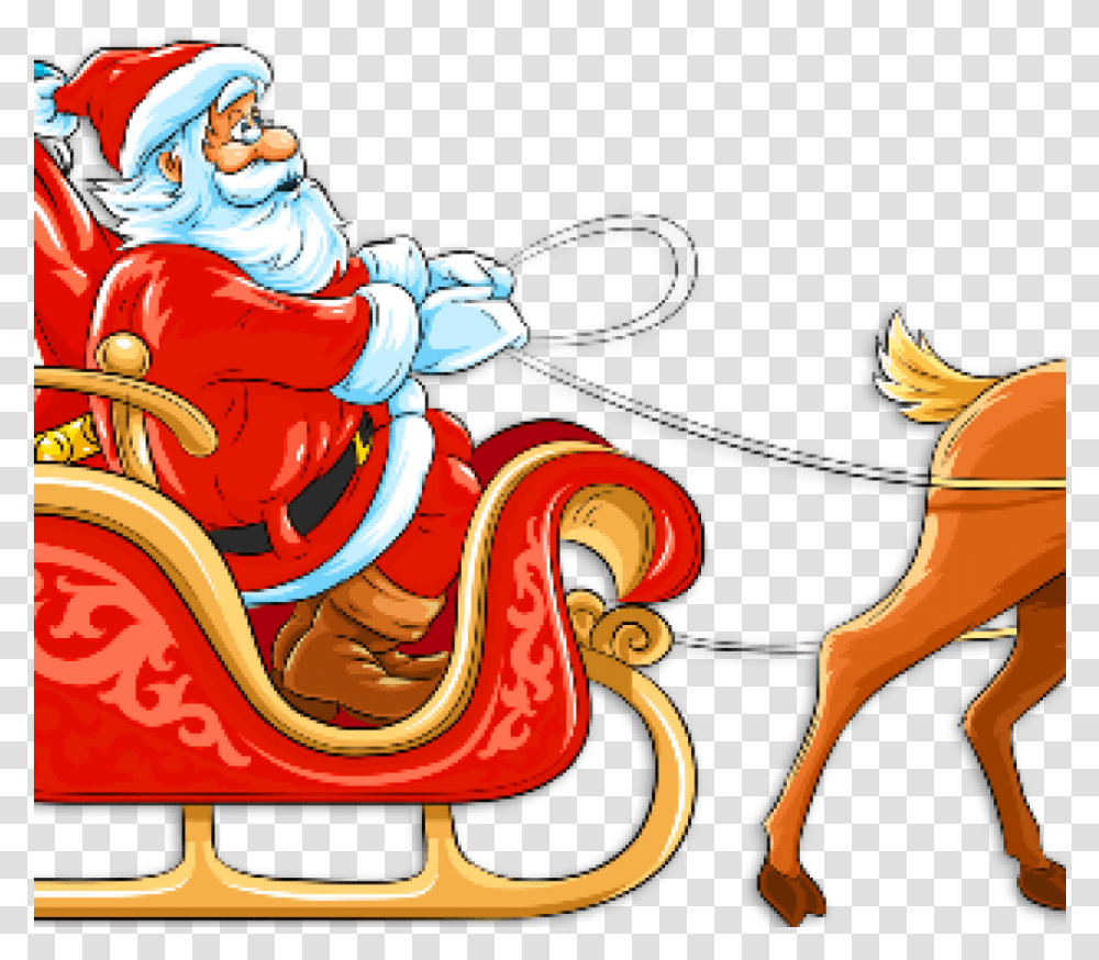 Sleigh Clipart Christmas Santas Sleigh Clipart School Clipart Santa's Slay, Vehicle, Transportation, Dragon, Mansion Transparent Png