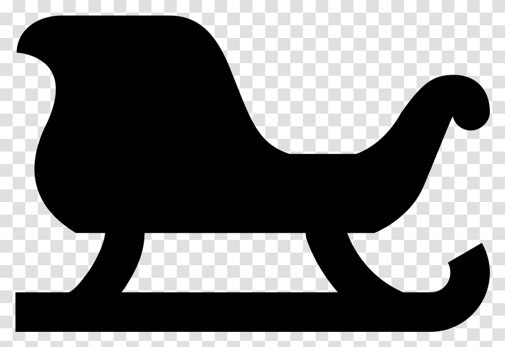 Sleigh Clipart Empty Outline Of A Sleigh, Gray, World Of Warcraft Transparent Png