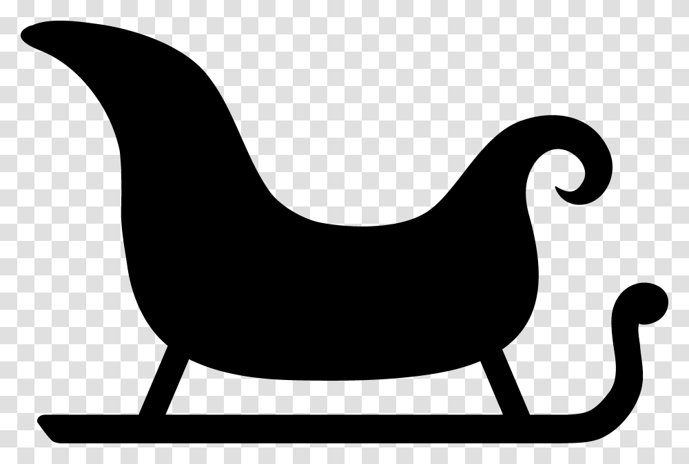 Sleigh Clipart, Silhouette, Bird, Animal, Pet Transparent Png