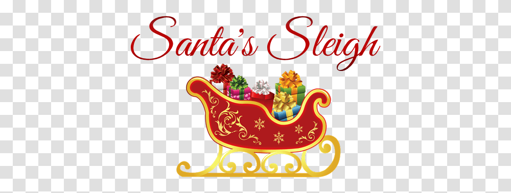 Sleigh Merry Forums Of My Christmas Sleigh Clipart, Furniture, Graphics, Floral Design, Pattern Transparent Png