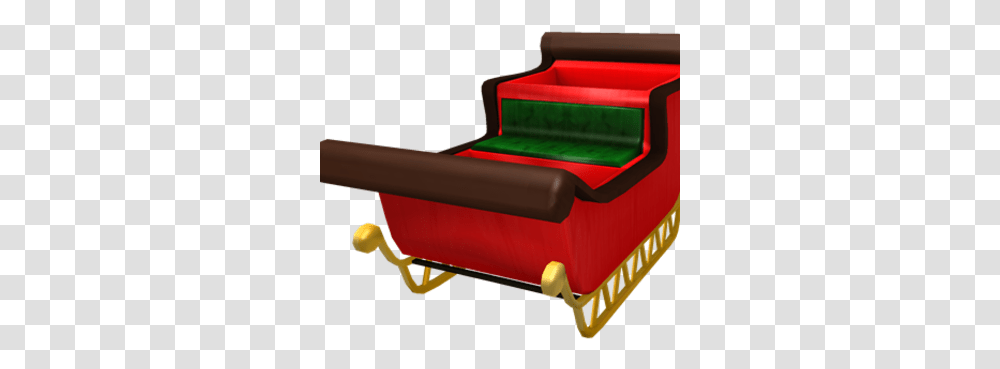 Sleigh Roblox Wikia Fandom Furniture Style, Inflatable, Fire Truck, Vehicle, Transportation Transparent Png