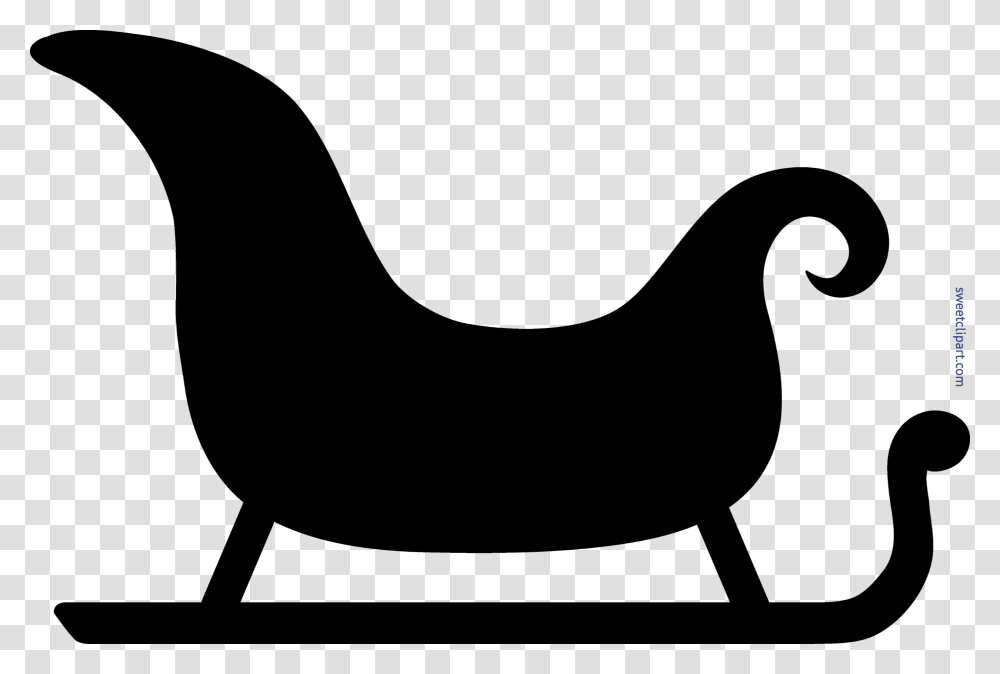 Sleigh Silhouette Black Clip Art, Gray, World Of Warcraft Transparent Png